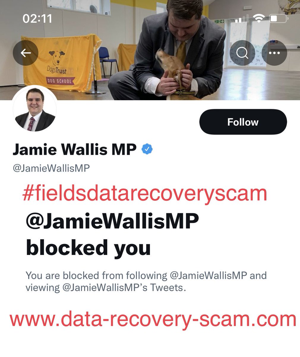 DataRecoverblog's tweet photo. @Ledginge1945 @Serena_Partrick @UKLabour Jamie Wallis is a con man https://t.co/8JAlBn1fBT
