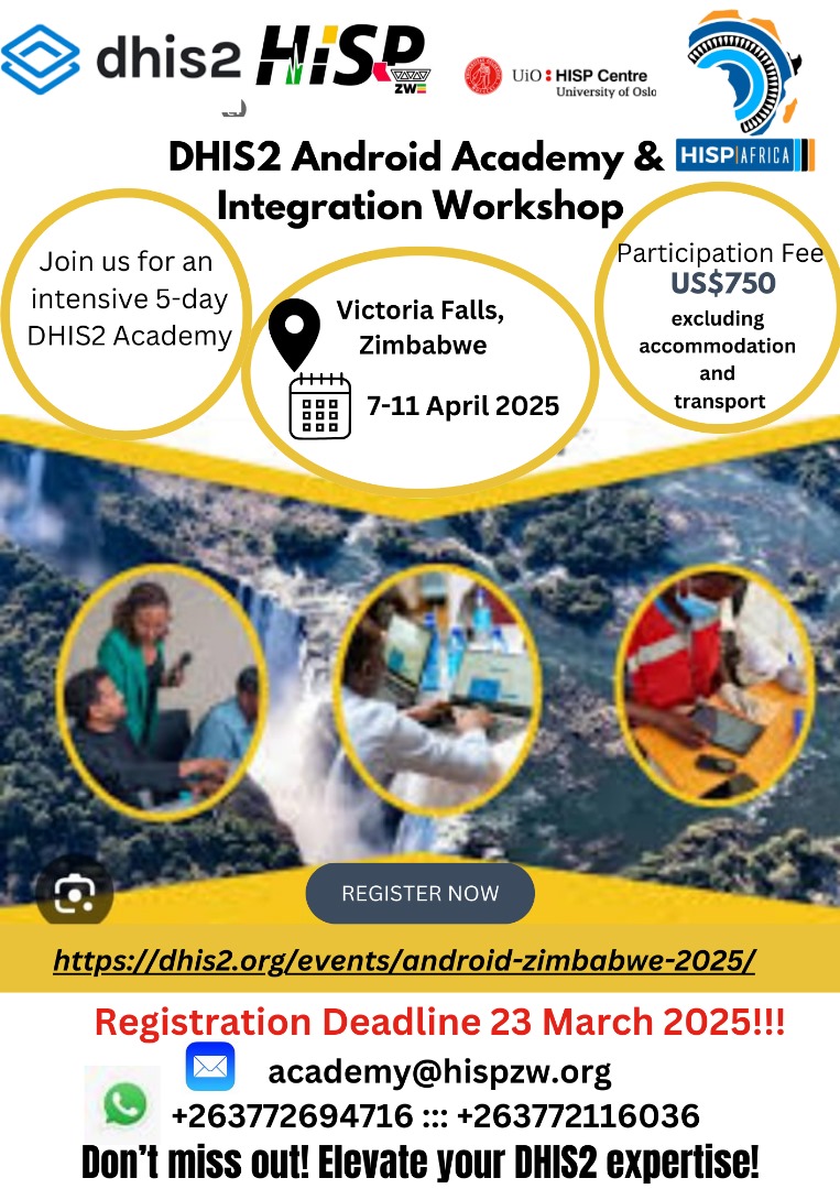 hispzw's tweet photo. Registration closing soon 23 March 2025. Secure your spot at this meeting to strengthen your skills on Integration and Mobile Health Implementation ... Hope to see you there https://t.co/0aIhYHCow8 https://t.co/zoY5vqnaqm