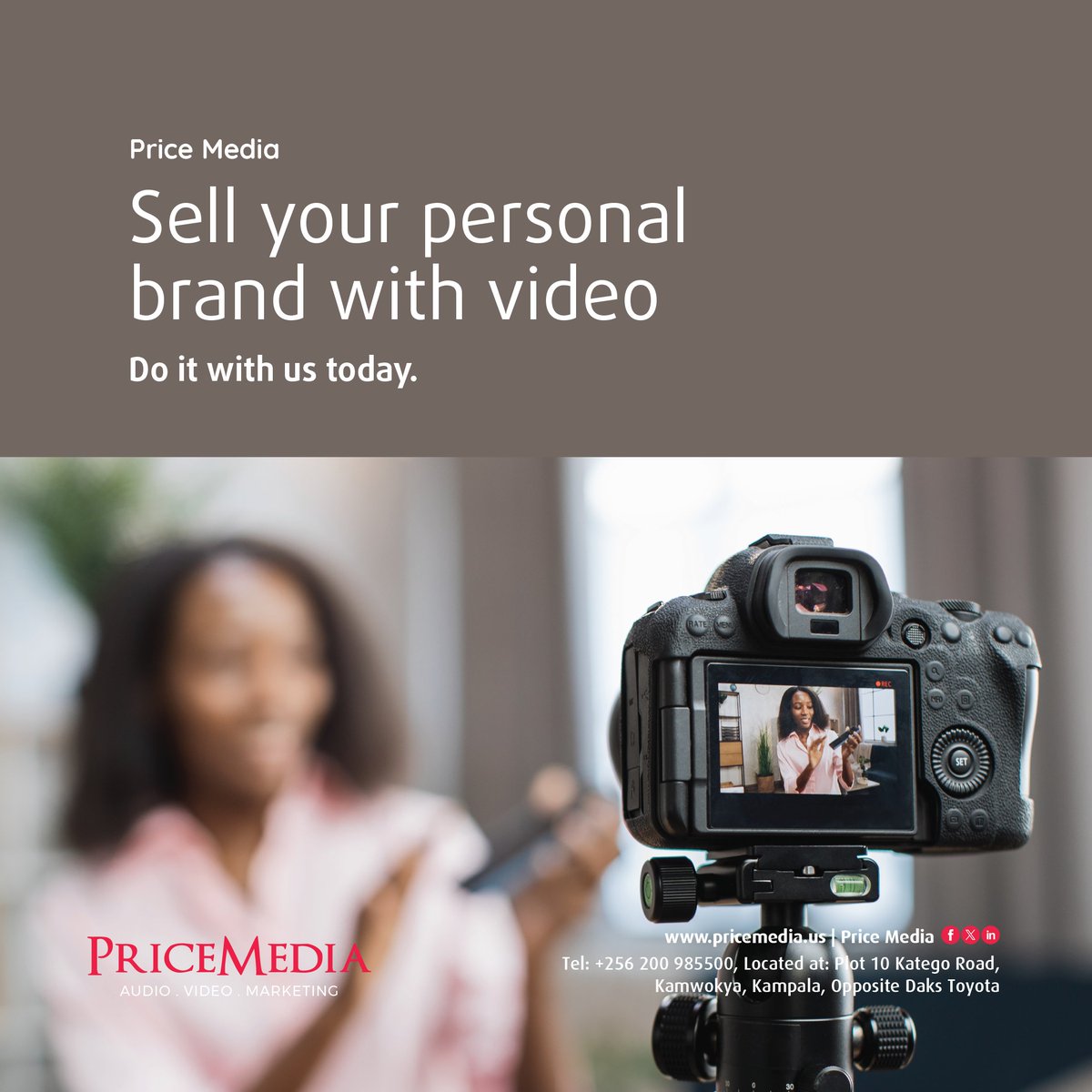Your brand is your most valuable asset—it shapes how people see you and opens doors to new opportunities.

Let us help you craft compelling videos that showcase your expertise and amplify your message.

#Openstudio #Studioforrent #PriceMedia