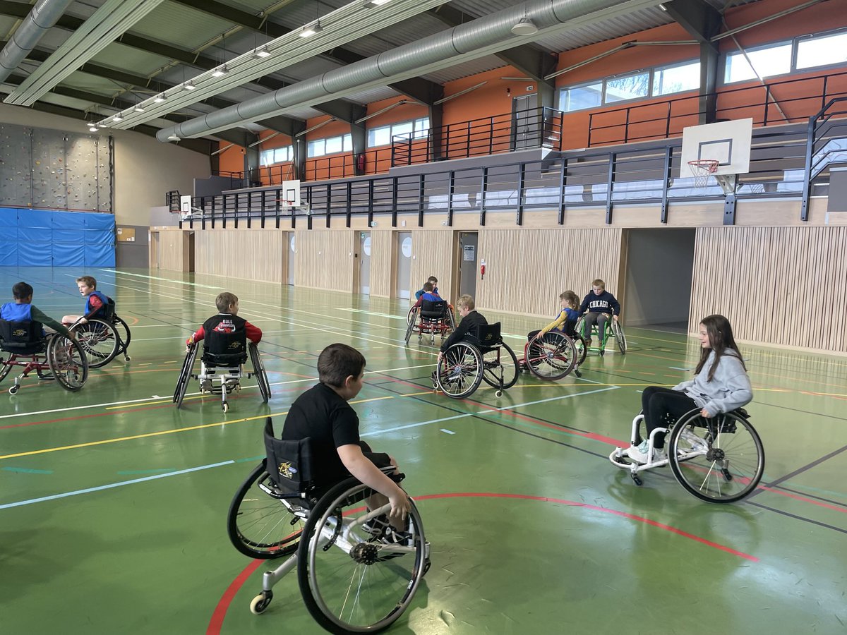 Sensibilisation et sport adapté pour les CE2 et les 5ème du Territoire Éducatif Rural de la Semouse.