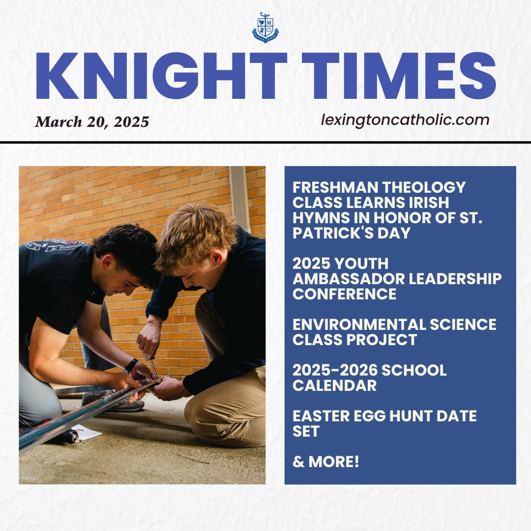 Something big is coming to campus in April, and you won’t want to miss it! Get a sneak peek in the latest edition of Knight Times—stay tuned for the big reveal!

📃 conta.cc/4kzuIh3