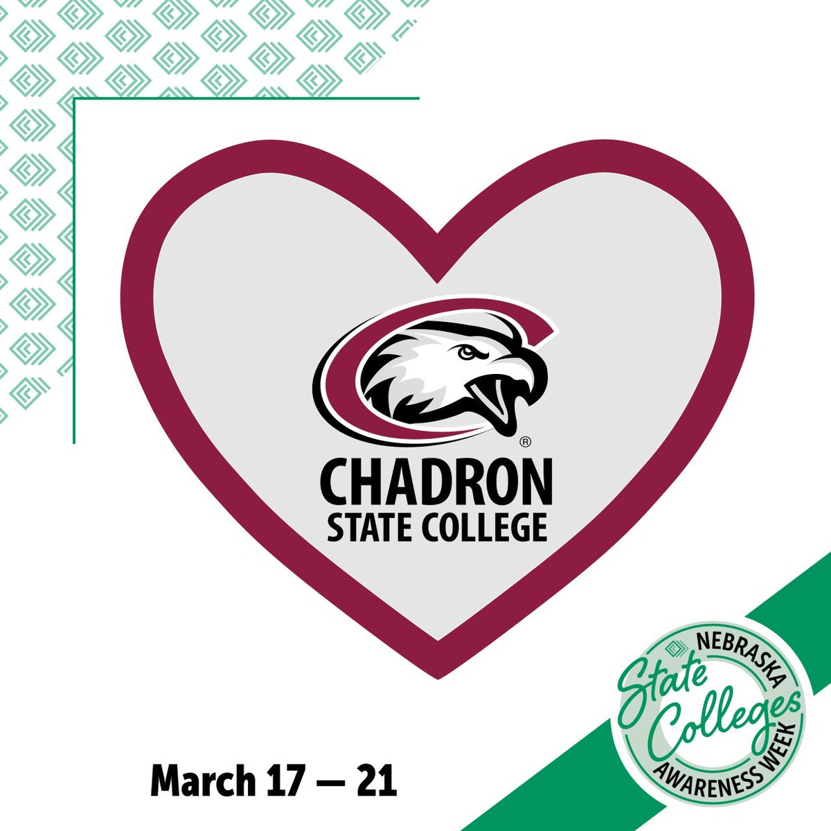 Today is all about @ChadronState! Soar with the Eagles and share your favorite Chadron State story.
