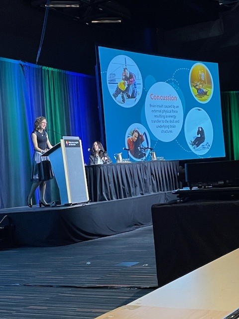 Zasler-Arciniegas Keynote Lecture presenter Dr. Miriam Beauchamp. #ibia2025 #braininjurycongress