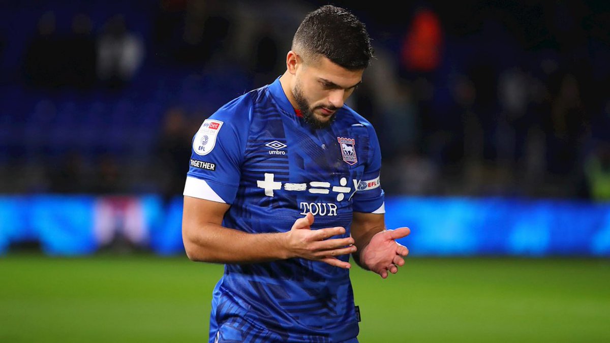 ilahiyathbr's tweet image. #Ipswich Town'da forma giyen Mısırlı millî futbolcu #SamMorsy:

"Gazze'deki soykırım sürerken korkak uluslar sadece izliyor."