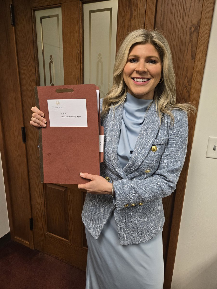 HAPPENING NOW: The House Subcommittee on Disease Prevention and Women and Children's Health is meeting. I look forward to presenting House Bill 25 to Make Texas Healthy Again!
Watch here: house.texas.gov/videos/21370