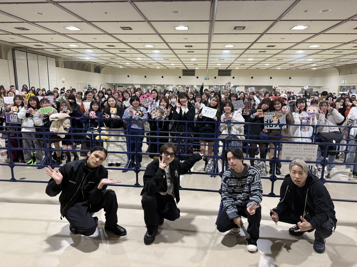 therampagefext's tweet photo. 💿ALBUM
『(R)ENEW』リリース記念
Release Fan Meeting 名古屋会場

お越し頂いた皆様
ありがとうございました🙏🏻✨

引き続き各地でリリースイベントを
開催させていただきます🙌🏻

当日販売もございますので、
お近くの方はぜひ会場にお越しください🕷

🔗https://t.co/XKsMrvsGxx

#THERAMPAGE https://t.co/b83sqexT9U