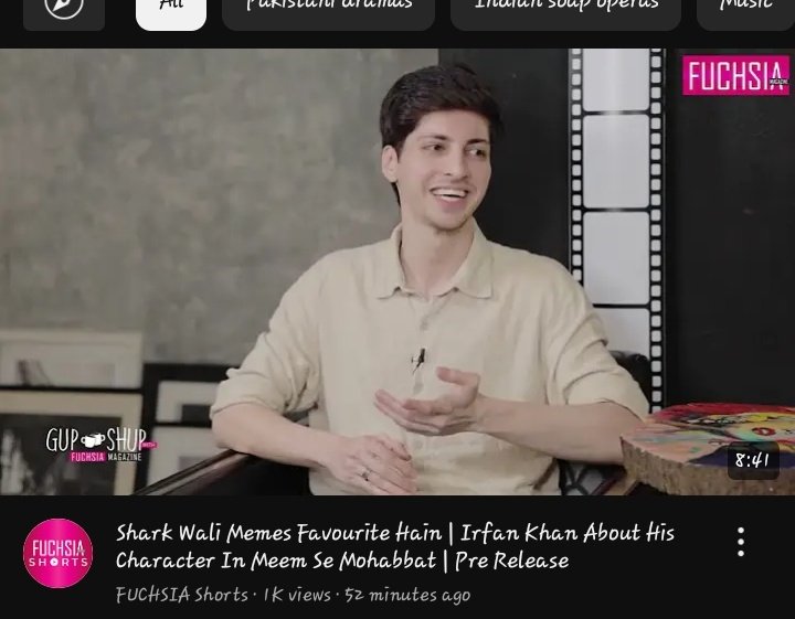 aayatSuleman's tweet photo. what your reaction when you open YouTube and you see this 🤌🏻☠️ tell me 

#meemsemohbbat #talrosh https://t.co/YcZvsLLE3c