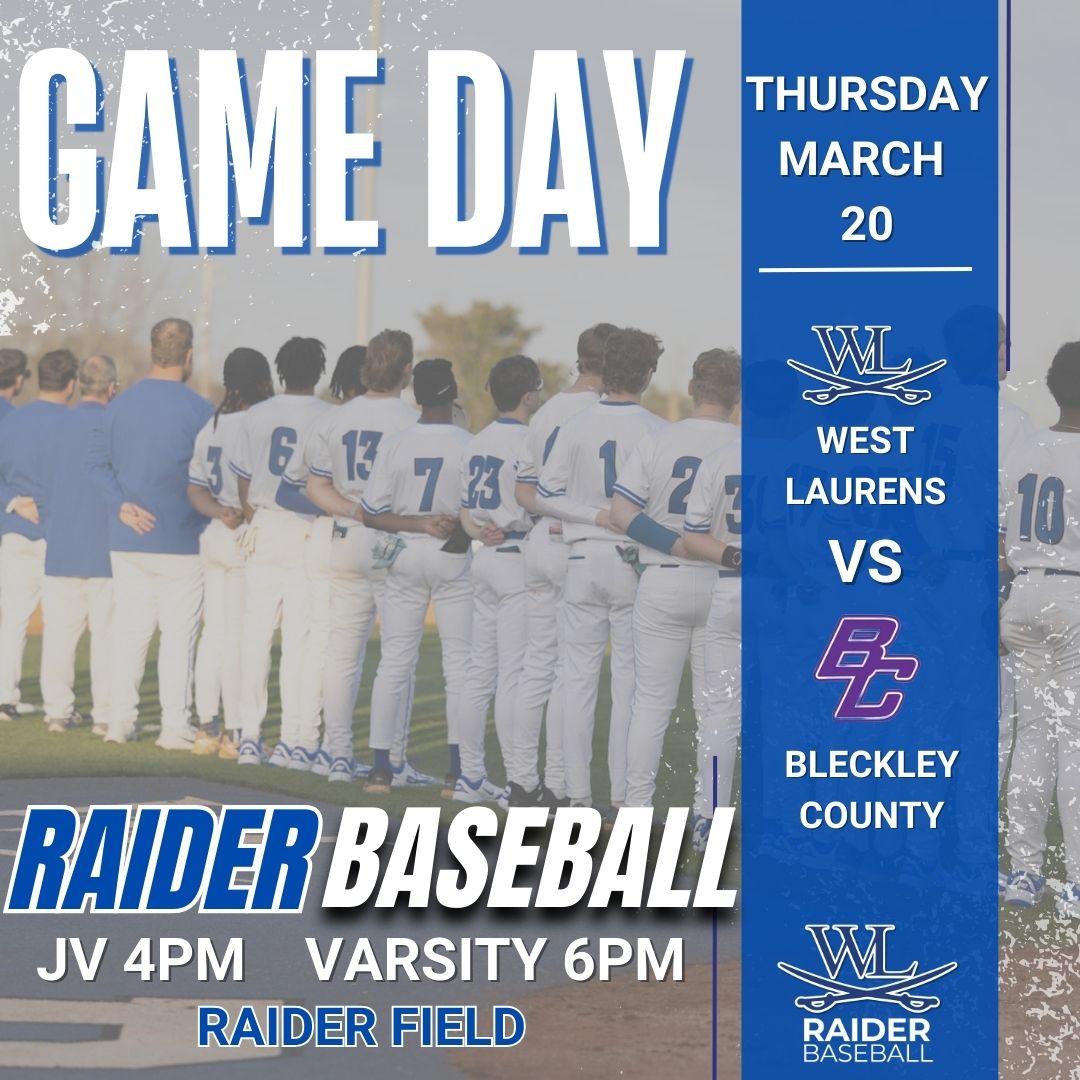 West Laurens High School Baseball (@westbballraider) on Twitter photo 