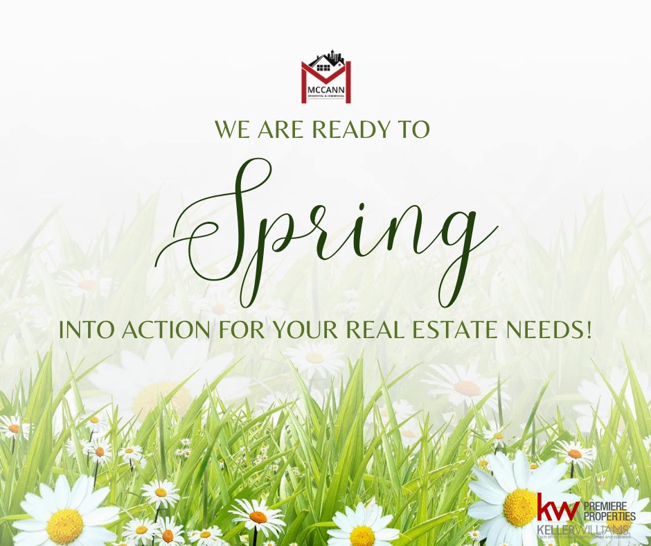 McCannProperti1's tweet photo. ๐ผSpring into action and make your real estate dreams a reality!
Buying?, selling? or investing? we're here to guide you every step of the way. Letโs make this season of growth your season of opportunity! ๐ก#SpringRealEstate #mccannresidential #KellerWilliamsPremiereProperties https://t.co/3dF49YpQC4