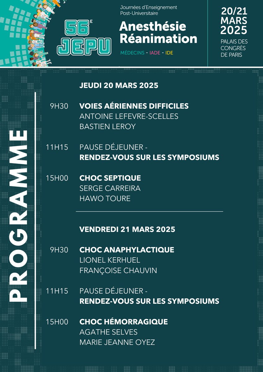 J.E.P.U. 2025 : LA BULLE SIMULE est de retour cette année !

RDV à 15H00 pour la session «Choc Septique», avec nos instructeurs Serge Carreira (MAR) et Hawo Touré (IADE)