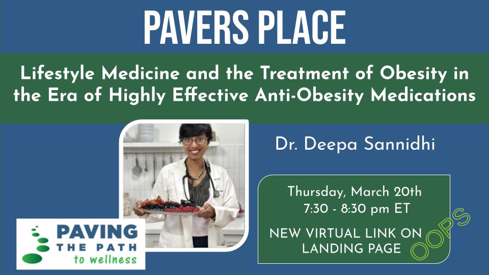 Join us and Dr. Deepa Sannidhi for this live engaging discussion Today at 7:30P ET

 Link to join can be found on our landing page: bit.ly/41IbBZq