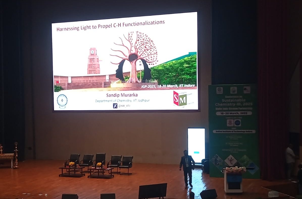 SMLab_IITJ's tweet image. Had a great time at SCC-III conference 2025 @ChemistryIITI. Dr. @SM_IITJ gave an excellent talk on our recent research, while Satya and Karan presented their work through posters. Many congratulations to Satya for winning Best Poster Presentation Award🎉. @panda9685 @p22cy005