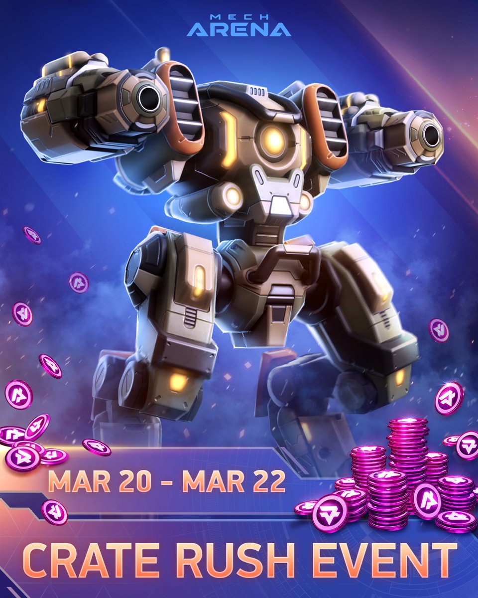 MechArenaMobile's tweet image. 🤩 Get your chance to pull #Redeemer in the ongoing Crate Rush Event!

Let us know if you've succeeded and which Weapon you think is a perfect match for this Epic Mech 🔥

#MechArena
#MechArenaRobots
#MechArenaScouts