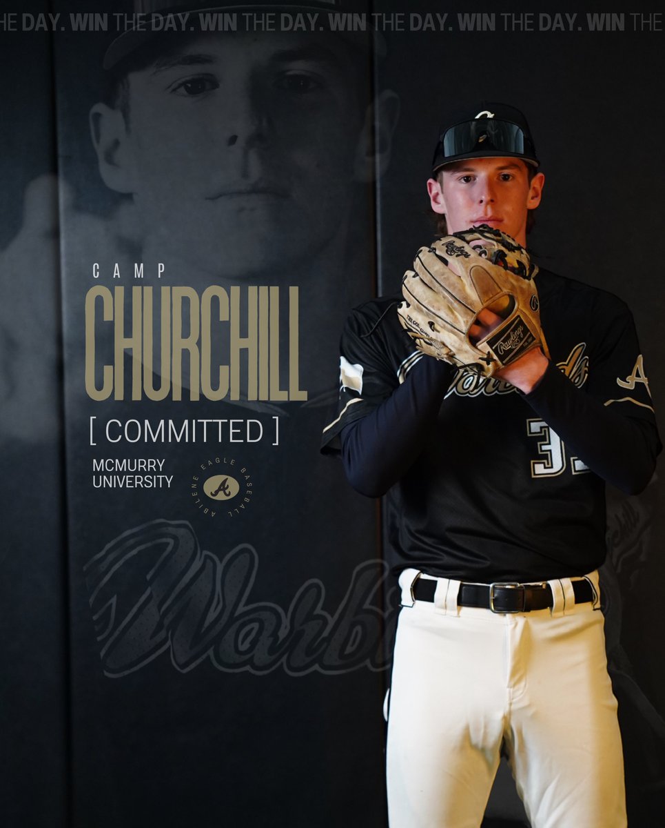 Congrats to Camp Churchill on his commitment to <a href="/McMurryBaseball/">McMurry Baseball</a> 

#WTD | #EagleBaseball⚾️