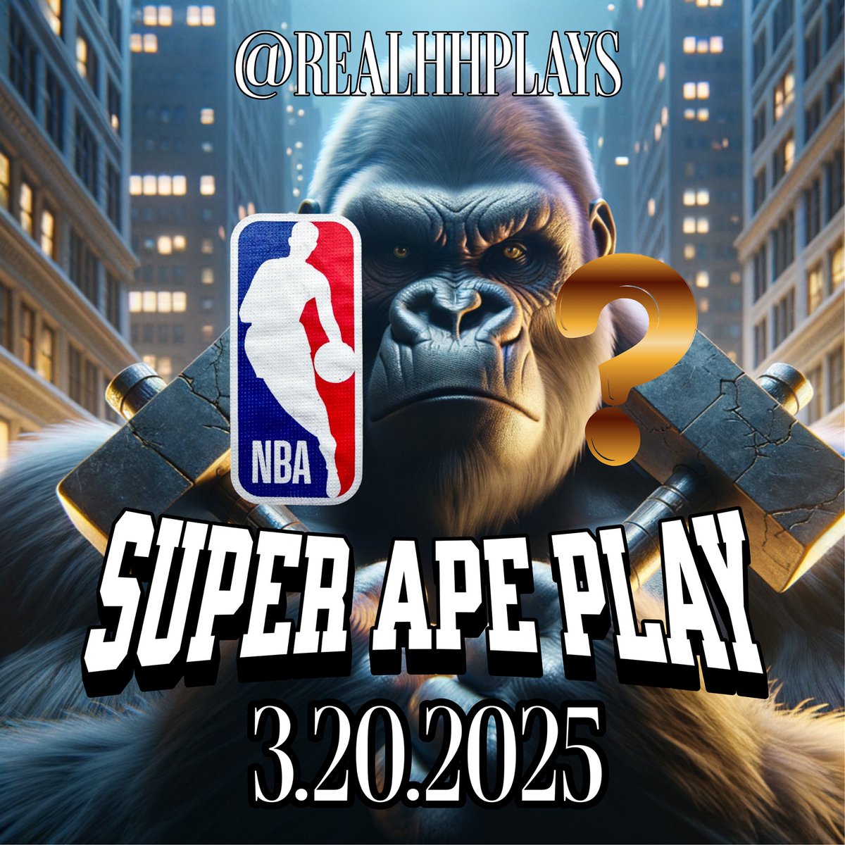 13 Likes and/or RT’s
and we release an NBA
10 UNIT SUPER APE
to the X Community !
Let’s make some Money !!
Let’s GO !!!!

#GamblingCommunity #GamblingCommunityX #GamblingX #SportsGamblingX #winningbetsx #winningpicksx #sportsbetting #winningpicks #winningsbets #discordplays