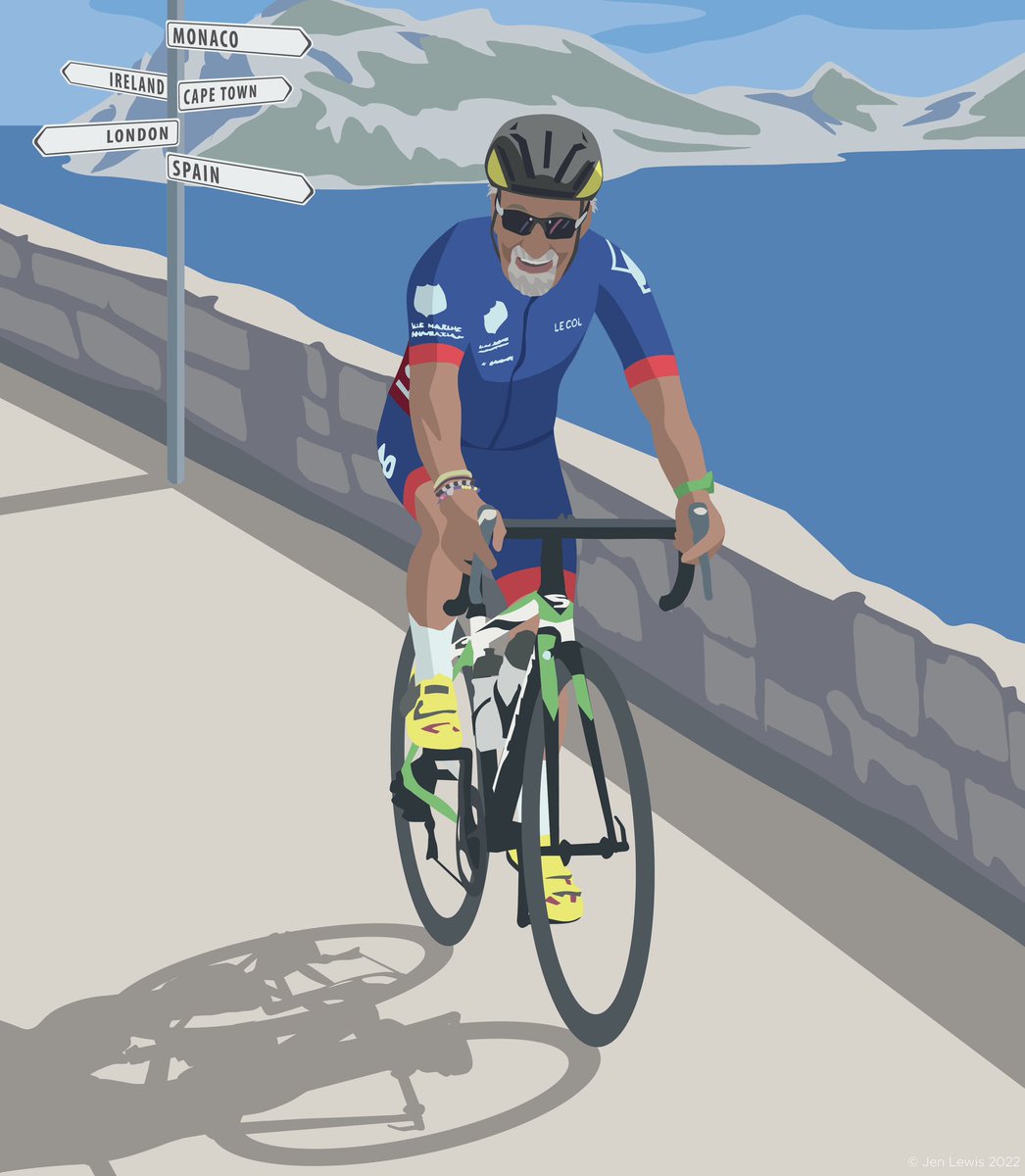 Jen Lewis (JensCyclingArt) tweet media