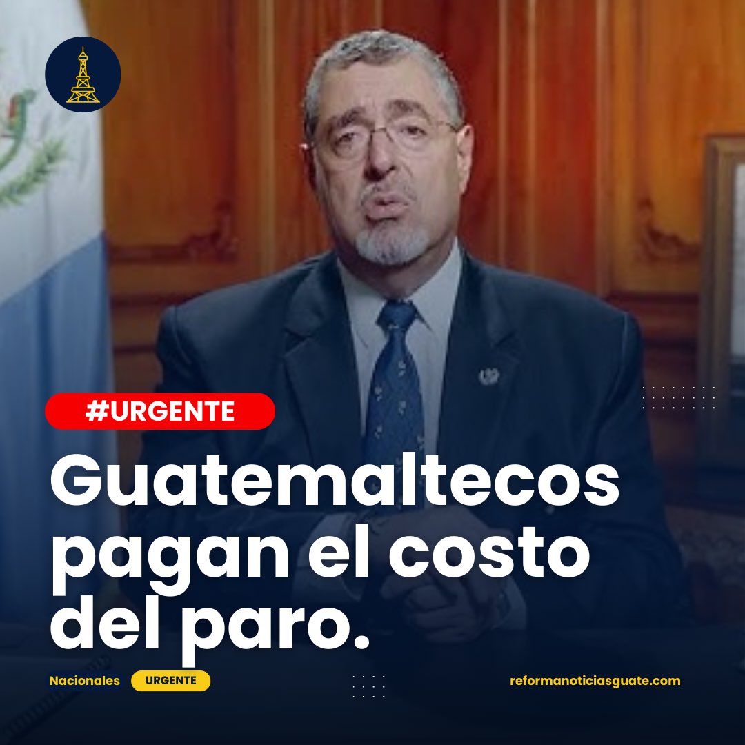 🚨 #URGENTE: En solo 48 horas de crisis por el seguro obligatorio, la economía perdió Q1,200 millones. El gobierno tardó 2 días en retroceder, pero el daño ya está hecho los guatemaltecos enfrentan alzas en la canasta básica como resultado del impacto en el comercio y transporte.