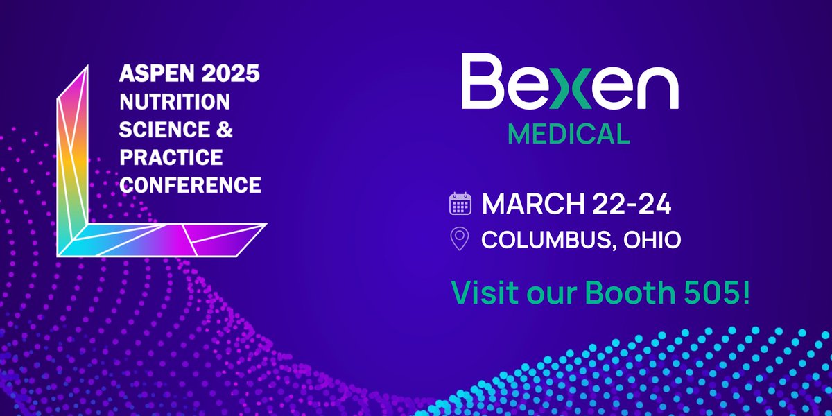 🔜 ¡Mañana comienza #ASPEN2025!

<a href="/Bexenmedical/">Bexen medical</a> , Fabricante Europeo de dispositivos médicos para Nutrición Parenteral y Enteral, estará presente en ASPEN, uno de los congresos más importantes en nutrición clínica.

📩Visítanos en el stand 505!
#BexenMedical #MedicalDevice