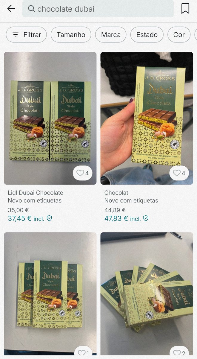 Só há duas coisas passíveis de levar o mundo à loucura: papel higiénico e o chocolate de pistácio do Dubai. 

Mas está tudo bem, pessoas?
