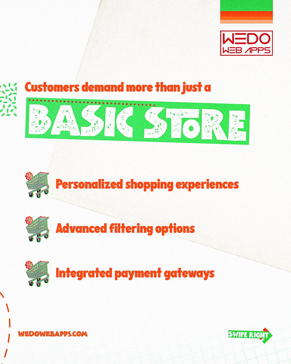 wedowebapps's tweet image. Customers demand more than just a basic store. 🛒
build ecommerce solutions with:
✅ Personalized shopping experiences
✅ Advanced filtering options
✅ Integrated payment gateways
Let’s make your store stand out.
🔗 wedowebapps.com/ecommerce-deve…

#EcommerceExperts #ShopifyDevelopment