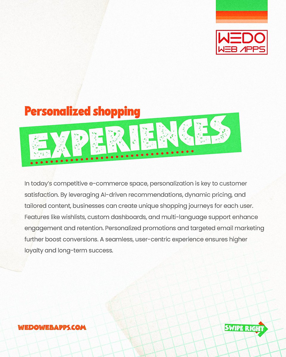 wedowebapps's tweet image. Customers demand more than just a basic store. 🛒
build ecommerce solutions with:
✅ Personalized shopping experiences
✅ Advanced filtering options
✅ Integrated payment gateways
Let’s make your store stand out.
🔗 wedowebapps.com/ecommerce-deve…

#EcommerceExperts #ShopifyDevelopment