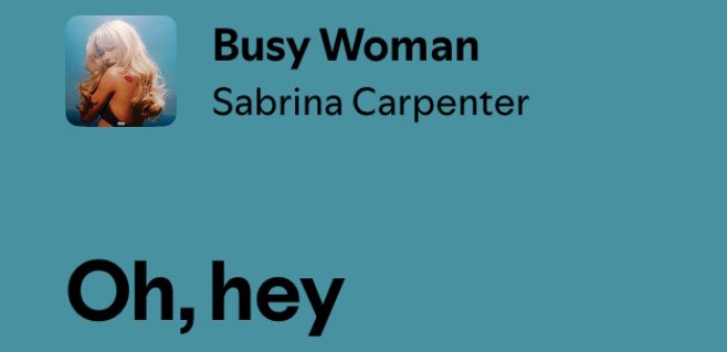 prettyglrlave's tweet photo. the “ohhhhey!” in busy woman could literally wake me up from my grave https://t.co/5GGFNzDnNl