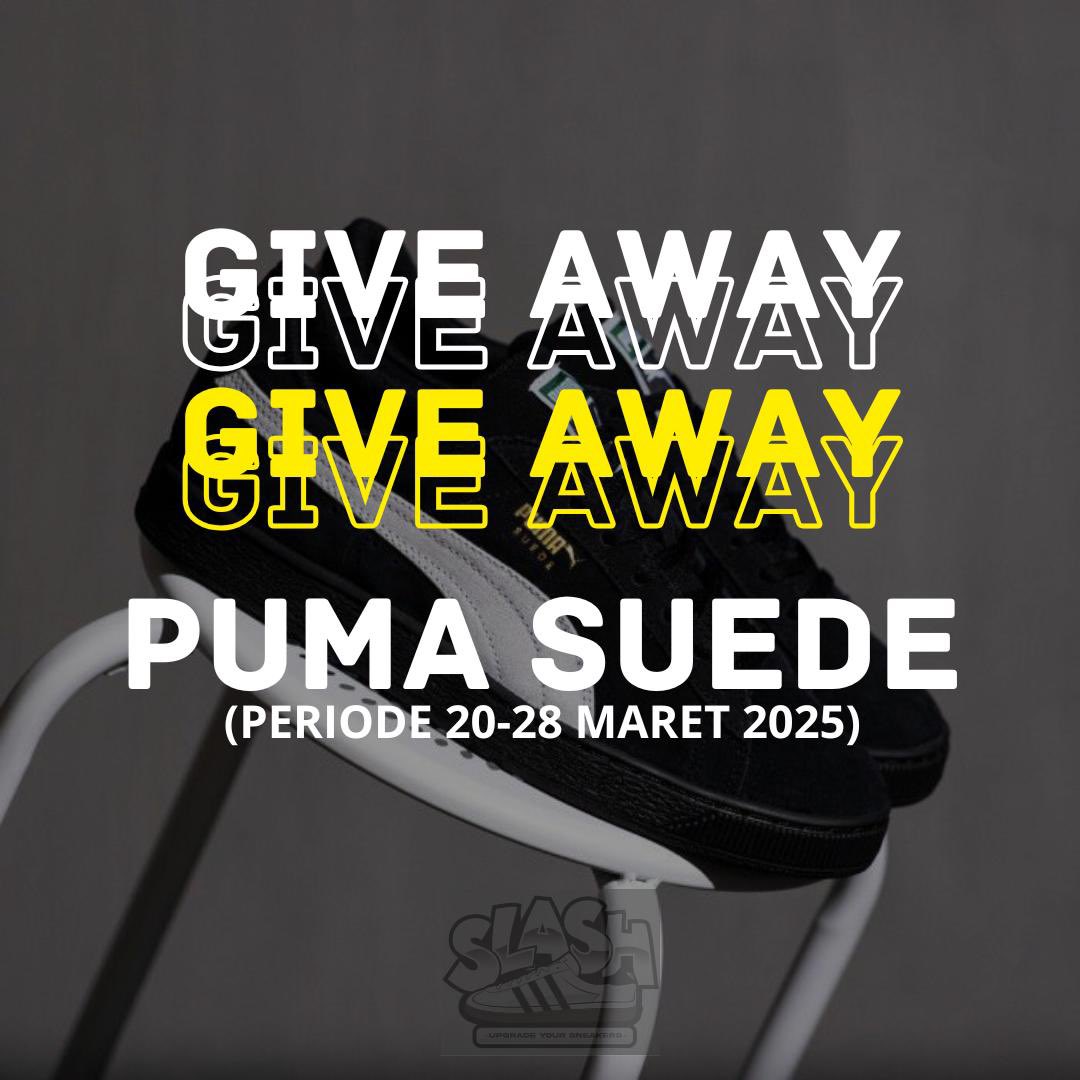 👇👇 GIVE AWAY DI MULAI 👇👇

SAYA BAGIKAN 1 PUMA SUEDE BEBAS PILIH UKURAN

syarat simple

-retwet foto ini
-ketik ukuran di reply
-ulas google map  
maps.app.goo.gl/6iFfB63Gye5JqQ…

1 orang beruntung akan mendapatkan puma suede gratis di undi online di instagram tanggal 28 maret 2025