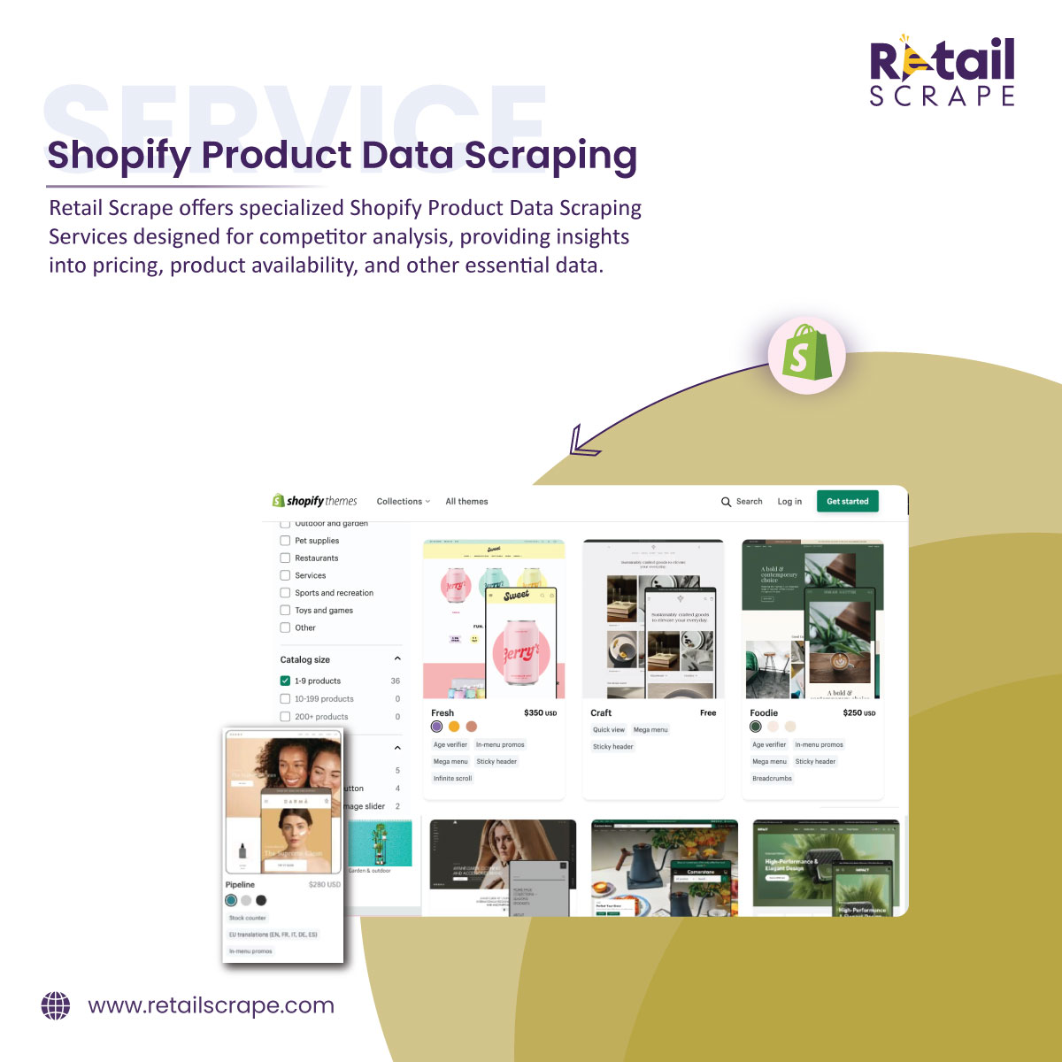 RetailScrap's tweet image. 🛒 Unlock Valuable Insights with Shopify Product Data Scraping! 🚀
📧 Contact Us: sales@retailscrape.com
🔗 Learn More: retailscrape.com/shopify-data-s…
#ShopifyDataScraping #eCommerceDataScraping #ShopifyProductScraper #PricingOptimization #ProductDataExtraction #RetailDataScraping