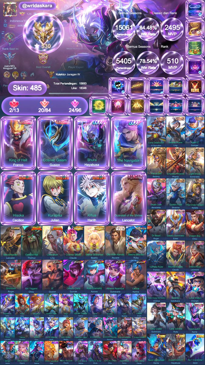 describne's tweet photo. retweet will be appreciate.

wts akun jung/gold, ex immo wr rank 78.54% , wr cl&amp;rank 84.58%

price? dm https://t.co/FDt6ItkZY6