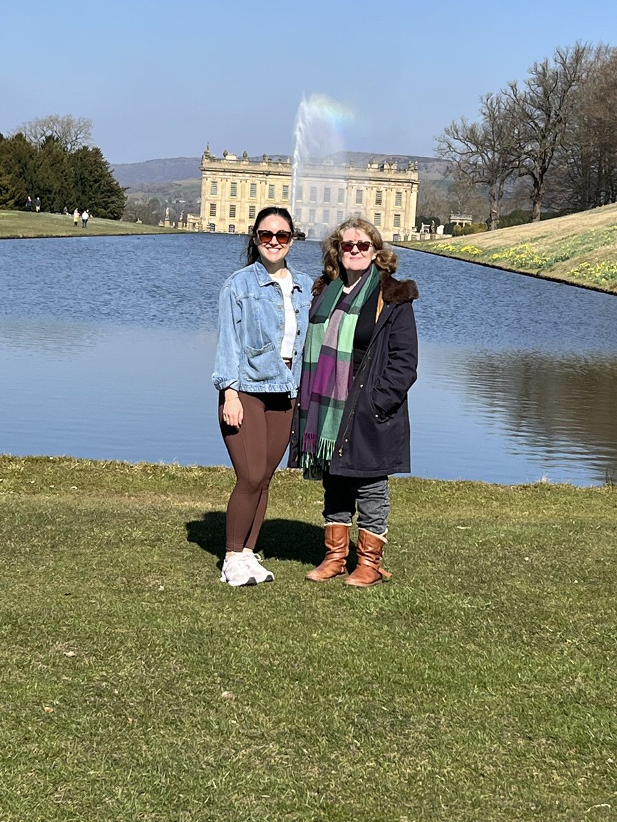 Family outing to glorious <a href="/ChatsworthHouse/">Chatsworth</a> this morning. What a delight