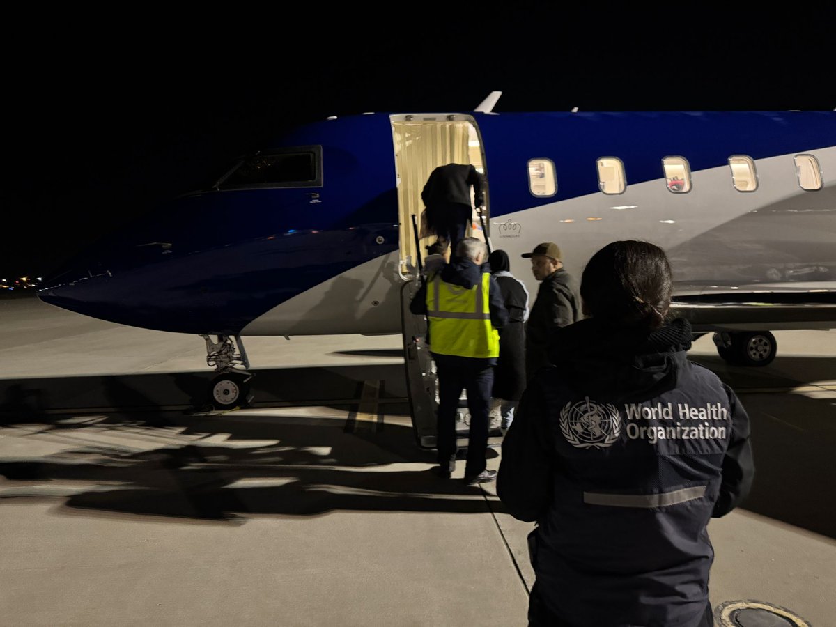 Late last night, 22 patients from Gaza were medically evacuated from Israel to Italy, Romania, Norway, and France. 

Thanks to the incredible support of our partners, countries across the WHO European Region have now received 768 patients, including children with severe