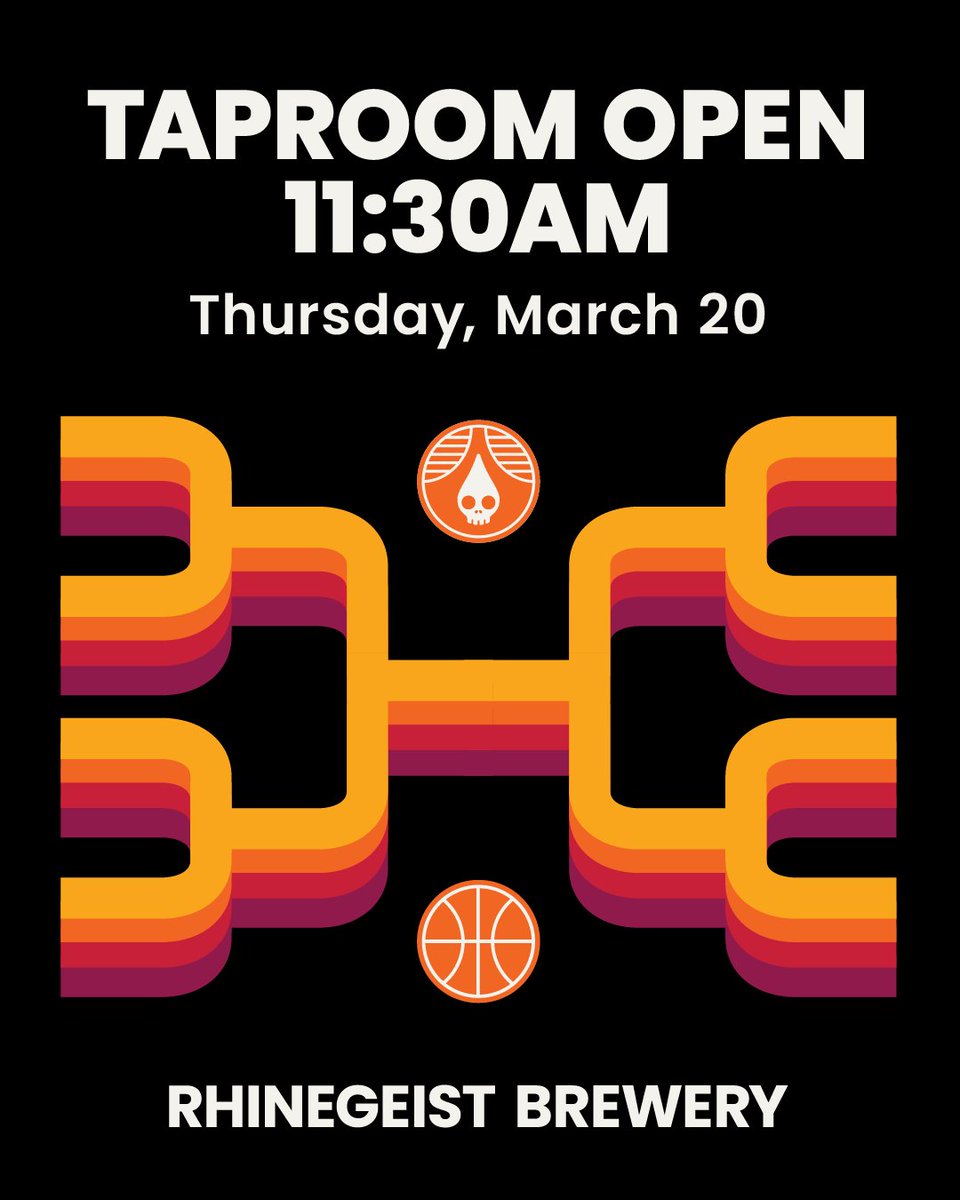 The Taproom is open at 1130 today for March Madness! Stop in and catch some games!