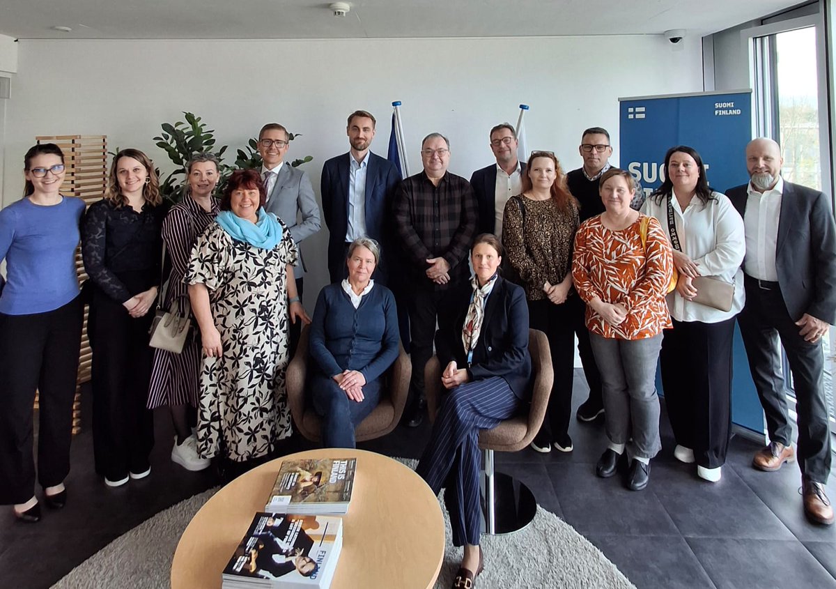 Pleasure to host a delegation from the Finnish Red Cross headquarters and district offices over a discussion on topical themes in the multilateral and humanitarian landscape.