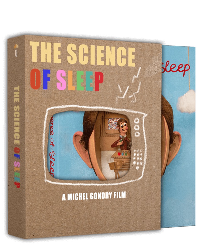 disc_connected's tweet photo. ***ANNOUNCEMENT***

Coming on July 9th on Blu-ray in Australia from @UmbrellaEnt: #TheScienceOfSleep (2007)!

Be transported by the visually delightful SCIENCE OF SLEEP (LA SCIENCE DES RÊVES), a startlingly original film from Director Michel Gondry (Eternal Sunshine of the Spotless Mind).

Moving to Paris following the death of his father, and to be closer to his mother, graphic designer Stéphane Miroux (Gael García Bernal) meets his equally creative neighbour Stéphanie (Charlotte Gainsbourg). Behind Stéphane’s nervous shyness is a world of imagination and fantasy, infused with surrealism, wonder and strange beauty. But how can he explain this to his neighbour?

Extras:
Only available from the Umbrella webstore, the Science of Sleep Collector's Edition includes:

A 48 page book with behind-the-scenes, experiences and art including essays by Tara Judah, Ray Pride and David Michael Brown
Custom die cut artwork rigid case
Custom artwork slipcase by ClayMan
DISASTEROLOGY mini calendar
A3 reversible poster
Limited Edition Numbered release

Alternative cut of The Science of Sleep
NEW! Audio Commentary with Author and Filmmaker Gregory Ferris
NEW! Dream Spaces: Artist Andrew Frost on The Science of Sleep
NEW! ClayMan 'Making of' art featurette
Audio commentary with Director Michel Gondry, and Actors Charlotte Gainsbourg, Sacha Bourdo and Gael Garcia Bernal
If You Rescue Me… La Chanson des Chats featurette
Creatures de Reve featurette
‘Allo? Featurette
Petits Cadeaux Flippants featurette
Bompoint vs Gondry featurette
US Trailer
French Trailer

https://t.co/CTDWY2ejxV

#BluRay #PhysicalMedia #BluRays #BoutiqueBluRay #CultMovies #DiscConnected #Umbrella #UmbrellaEntertainment #MichelGondry #CharlotteGainsbourg