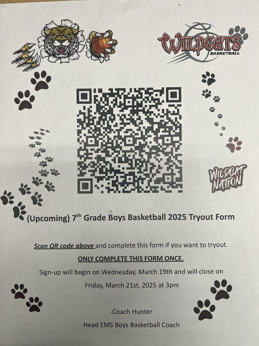 Eiland Middle School (@eilandmiddle) on Twitter photo BOYS BASKETBALL TRYOUTS!!!
6th grade boys going to 7th grade next year BOYS BASKETBALL TRYOUTS!!!
6th grade boys going to 7th grade next year