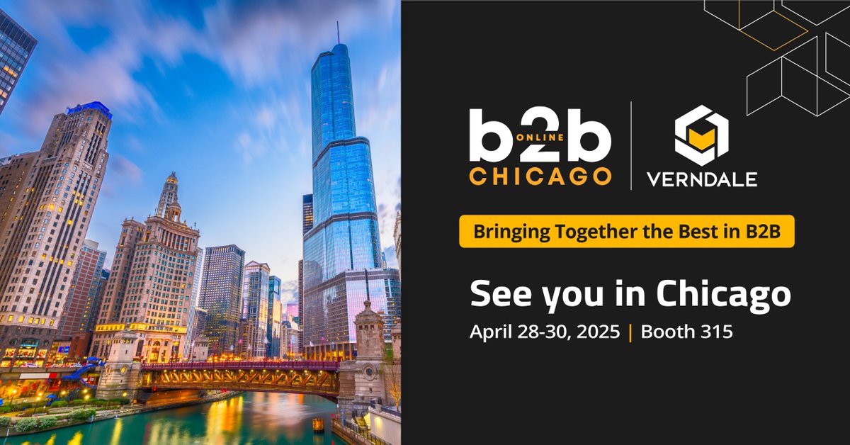 📢 B2B leaders, this is an event you can't miss! We’re heading to Chicago to sponsor B2B Online, the premier event where manufacturers and distributors redefine digital commerce.  Will we see you there?