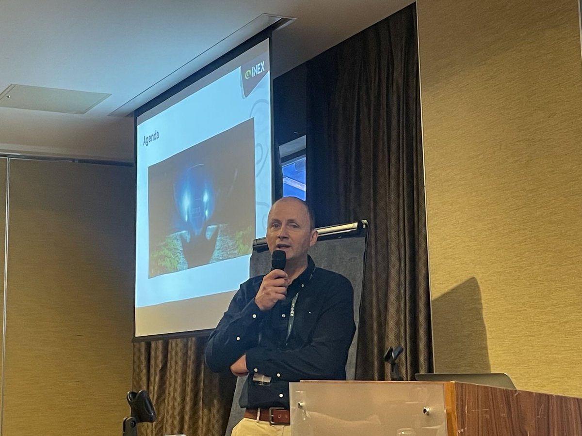 Ian Travers, <a href="/ComePeerWithMe/">INEX</a> ISMS Manager delivering a great step by step talk about NIS2 Compliance at today’s INEX members meeting. His talk will be available from the INEX website in the next few days.
#peeringisgoodforus #inexmeeting #NIS2compliance