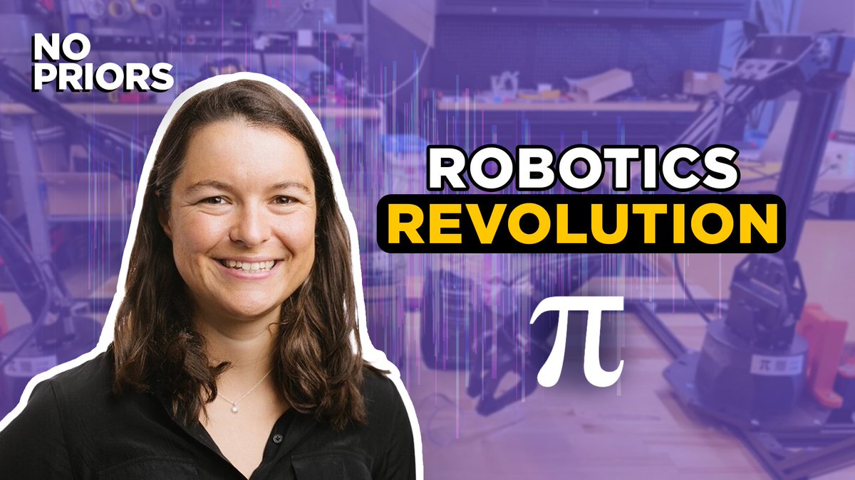 No Priors (@nopriorspod) on Twitter photo Are we at a turning point in robotics?
New interview with <a href="/chelseabfinn/">Chelsea Finn</a> founder of <a href="/physical_int/">Physical Intelligence</a>: we talk about pi’s approach to robotics foundation models, generalization, data generation, humanoids, and comparisons to self-driving. links 👇 Are we at a turning point in robotics?
New interview with <a href="/chelseabfinn/">Chelsea Finn</a> founder of <a href="/physical_int/">Physical Intelligence</a>: we talk about pi’s approach to robotics foundation models, generalization, data generation, humanoids, and comparisons to self-driving. links 👇
