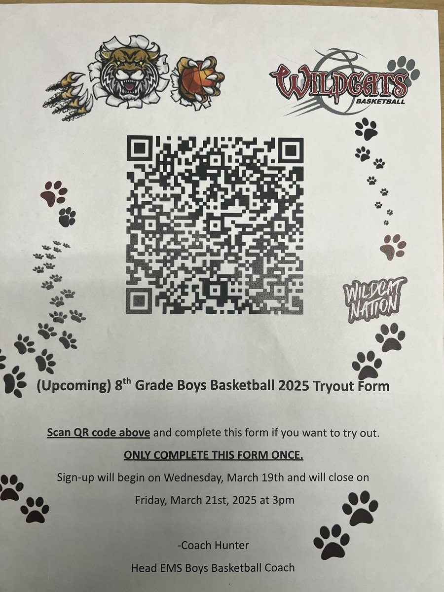 Eiland Middle School (@eilandmiddle) on Twitter photo BOYS BASKETBALL TRYOUTS!!!
7th grade boys going to 8th grade next year BOYS BASKETBALL TRYOUTS!!!
7th grade boys going to 8th grade next year