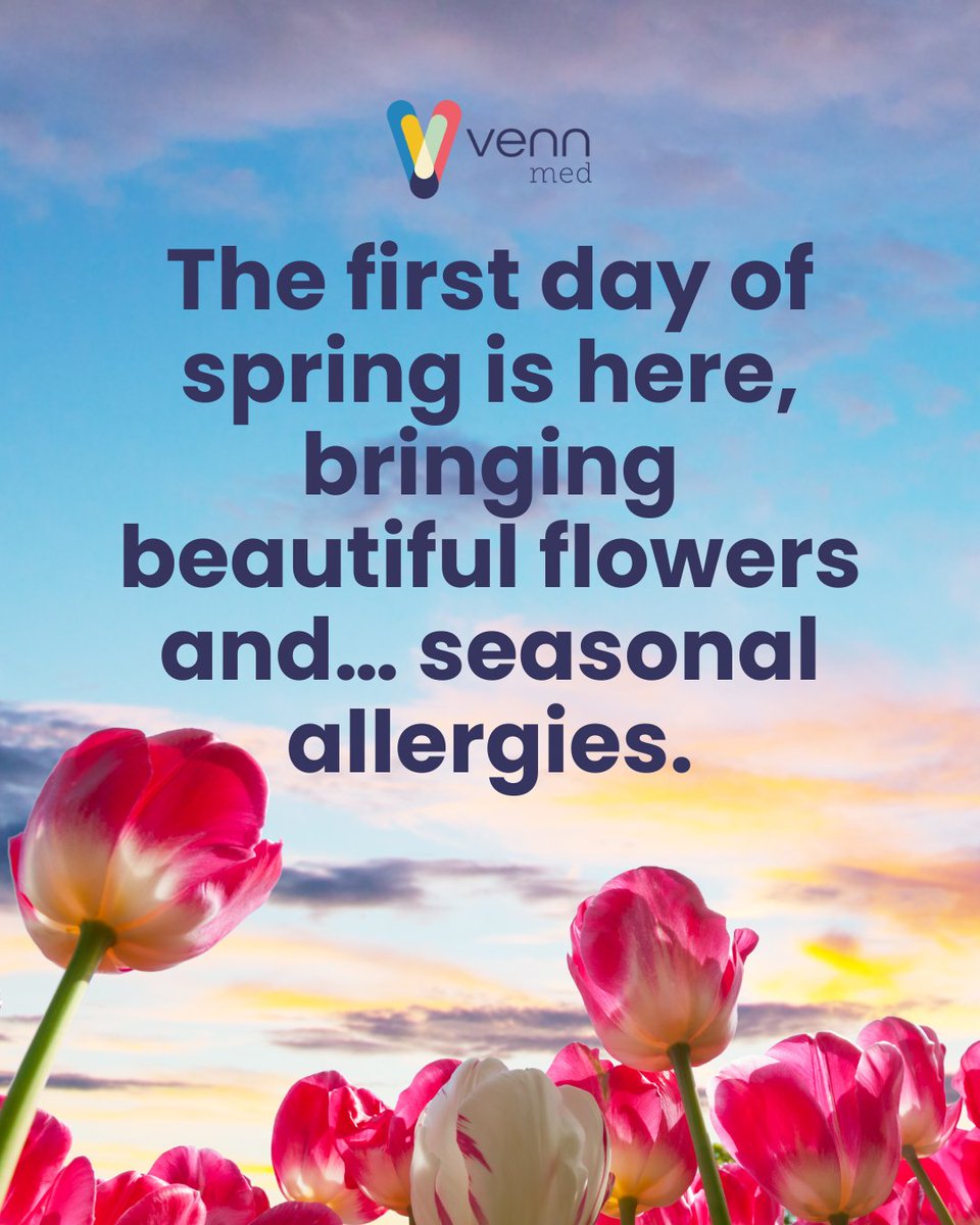 VennMed's tweet photo. Did you know showering at night can help reduce allergy symptoms? Pollen clings to your hair and skin throughout the day, and washing it off before bed keeps allergens out of your sheets—so you can breathe easier while you sleep! 🤧 https://t.co/LnYotOleEU