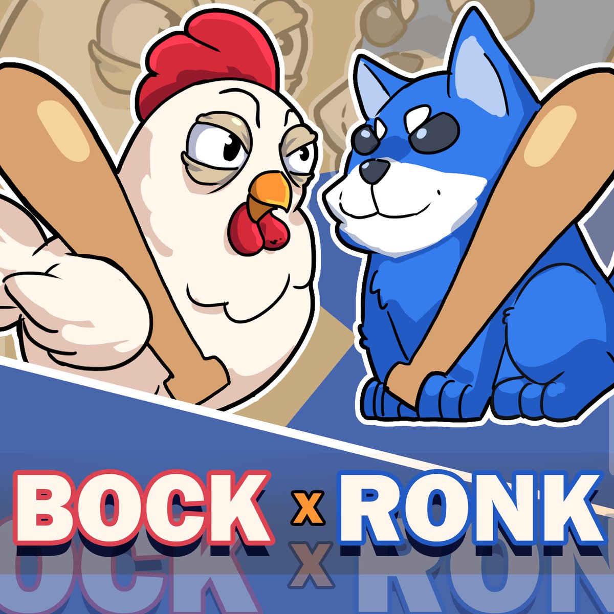 🥊 BOCK x RONK 🐶💙

The boxing cocks and the blue dog are linking up for the ultimate degen alliance! 🐔🤝🐶

Stronger together, wilder than ever.
This collab is bringing the heat! 🔥

$RONK holders, are you ready? 🚀💥

Notifs ON‼️

#BockxRonk #DegenAlliance #StronkTogether