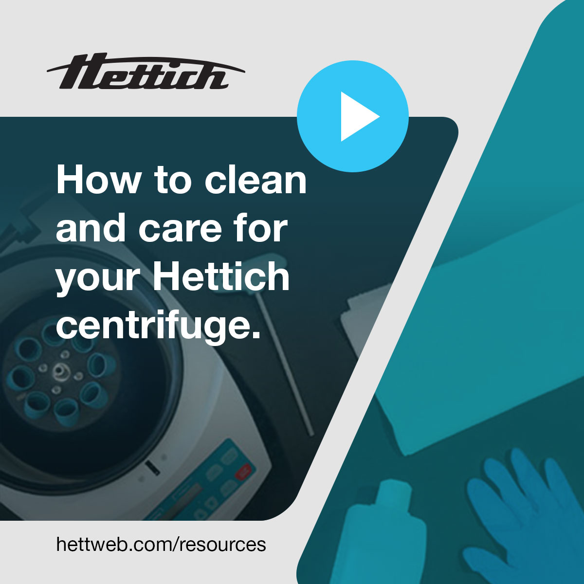 HettichLab's tweet photo. Regular cleaning and maintenance are essential to extend the life and safety of your Hettich equipment. Learn how to clean and care for your Hettich centrifuge: https://t.co/PQLxggWaIO https://t.co/QKOINduYgu