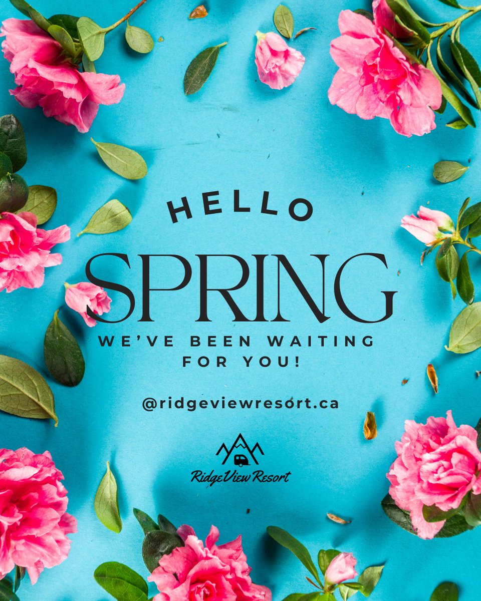 Spring has finally arrived at Ridgeview Resort! 🌿🏔️ We’ve been waiting for this moment, and we’re ready for longer days, warmer nights, and all the outdoor adventures that come with it! #RidgeviewResort #HelloBC #radiumhotsprings #travelcv #happyplace