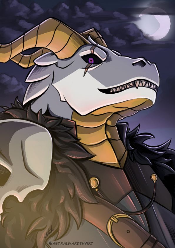 Commission I did for @itsamekashak.bsky.social I Had a lot of fun drawig this guy as well as playing with the lighting 😞 

#Furry #furryart #furryartist #artist #art #digitalart