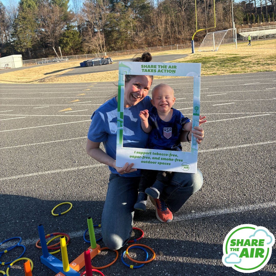 It's #ShareTheAirTakesAction week! 🥳 🥳 🥳 Our school communities are uniting with us in creating outdoor environments that promote healthy, active living for all Virginians. We’re loving the energy and support! 💚 #ShareTheAirVA #YStreetmovement <a href="/HealthyYouthVA/">Virginia Foundation for Healthy Youth - VFHY</a>