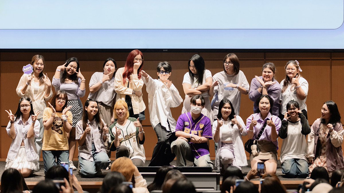 krittenclub's tweet photo. (📢💜🎂) — #KRIT2025BDAYPROJECT
#BIRTHDAYBUTwithKRIT19

KRIT’S 2025 B-DAY FAN MEETING!
"BIRTHDAY BUT (with) KRIT - เกิดแต่กับกฤษฎิ์"

📷 GROUP PHOTO ✨

#krmjtc #KRITngamtanakijja #FridayCollege