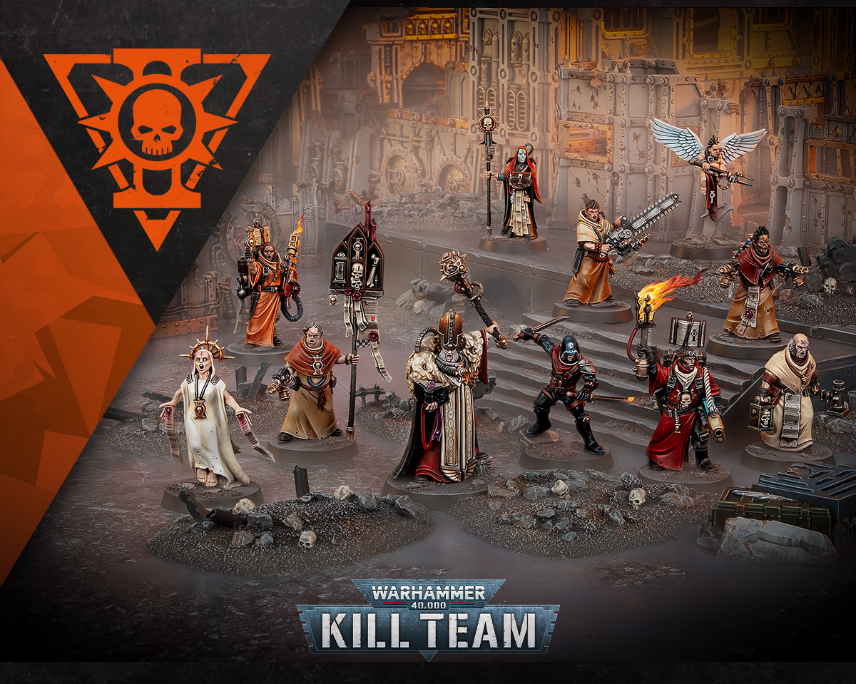 Shine the light of the Emperor with the zealous members of the Sanctifiers kill team coming soon – take a closer look: ow.ly/Vo7N50Vlr2l

#WarhammerCommunity #KillTeam
