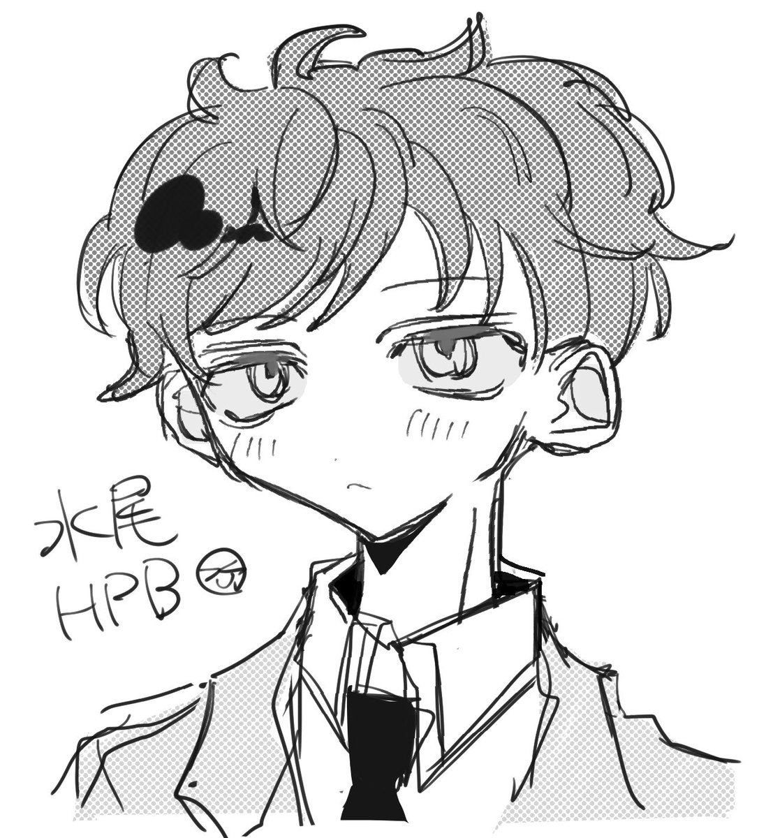 水尾ハピバ〜！の絵(急ぎ)