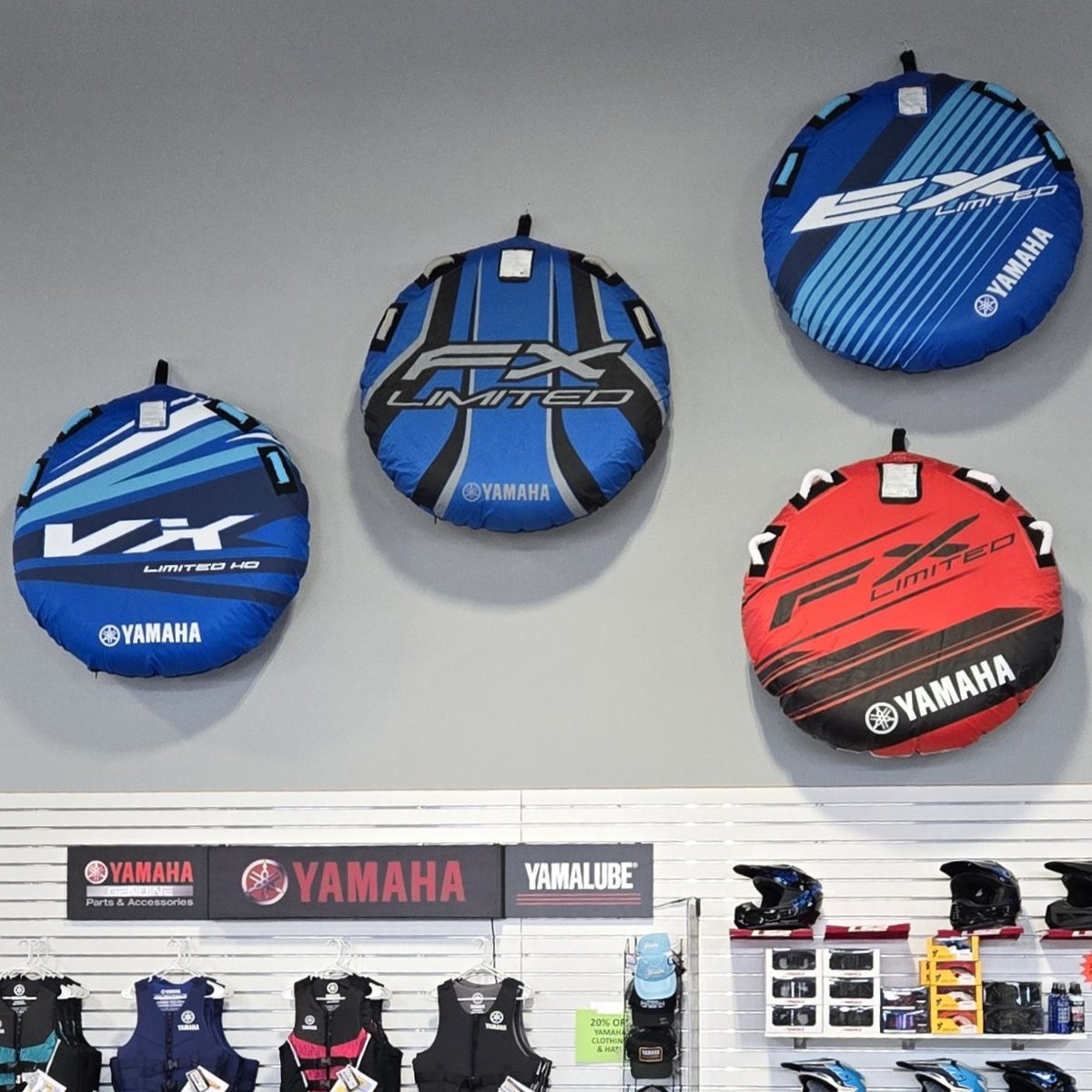 We have a couple 2024 Yamaha VX Cruiser with Audio Waverunners in stock ready to hit the water this spring/summer. 2 Year Yamaha Warranty, $1500 off MSRP, 1.99% 24 month intro Financing, plus FREE Yamaha Tube/rope/inflator kit on each one. Stop in to get an amazing ride.