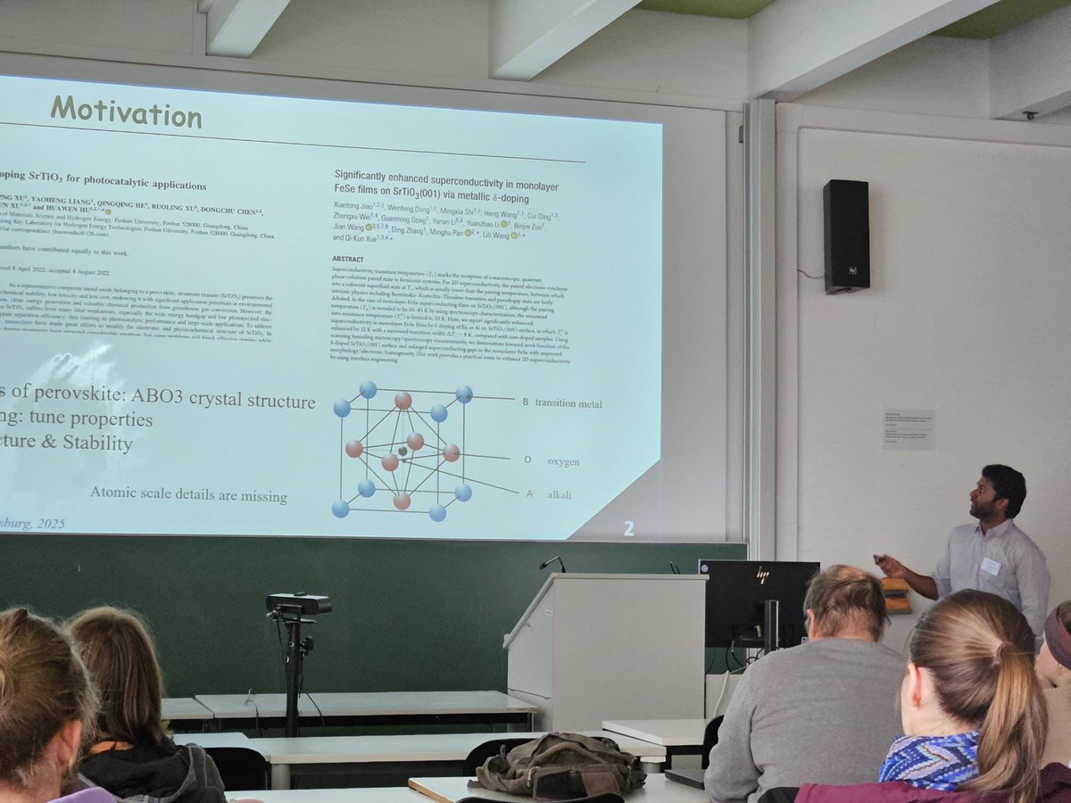 Surface science lab (@surfphyschem) on Twitter photo And the last contributions of our group members in DPG Spring Meeting 2025 arrived by the hand of <a href="/roserfernandezc/">Roser Fernandez i Climent</a> and Aji Alexander. Great talks followed by many interesting questions 👏🏼 And the last contributions of our group members in DPG Spring Meeting 2025 arrived by the hand of <a href="/roserfernandezc/">Roser Fernandez i Climent</a> and Aji Alexander. Great talks followed by many interesting questions 👏🏼